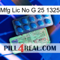 Mfg Lic No G 25 1325 new02